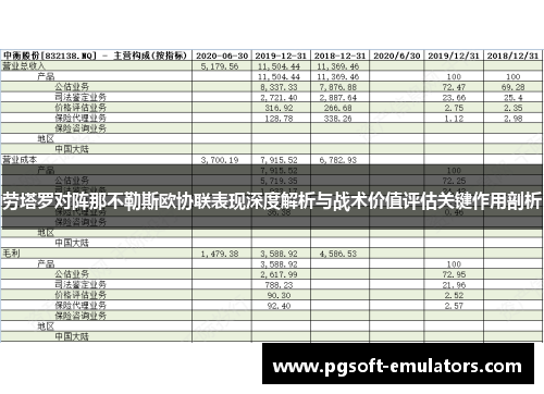 劳塔罗对阵那不勒斯欧协联表现深度解析与战术价值评估关键作用剖析